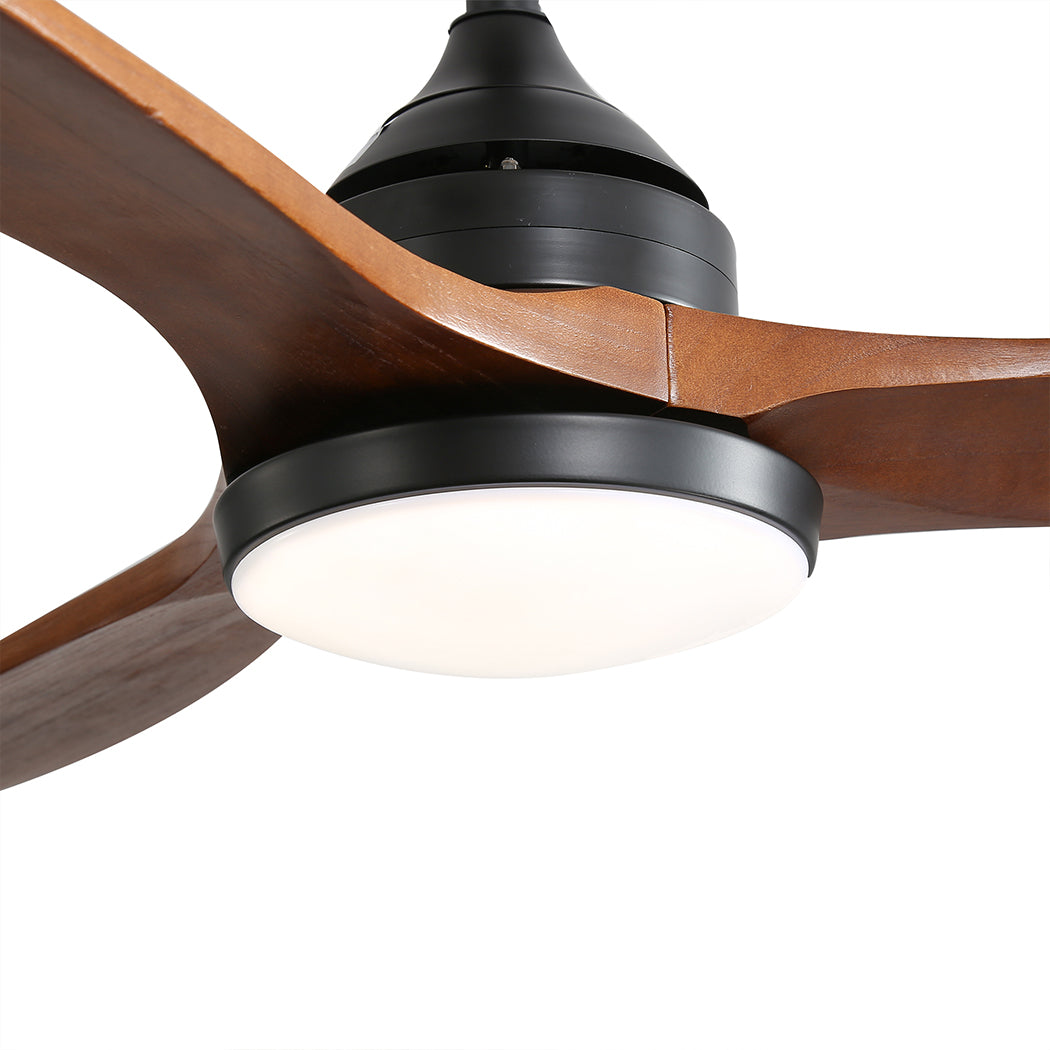 Spector 52'' Ceiling Fan DC Motor LED Walnut-1910113054146826245